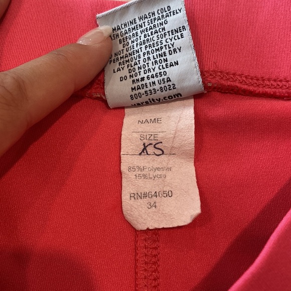 Varsity Motionflex Spanks. Size XS. Pink. Varsity Sports Bra Size Small - Picture 2 of 6